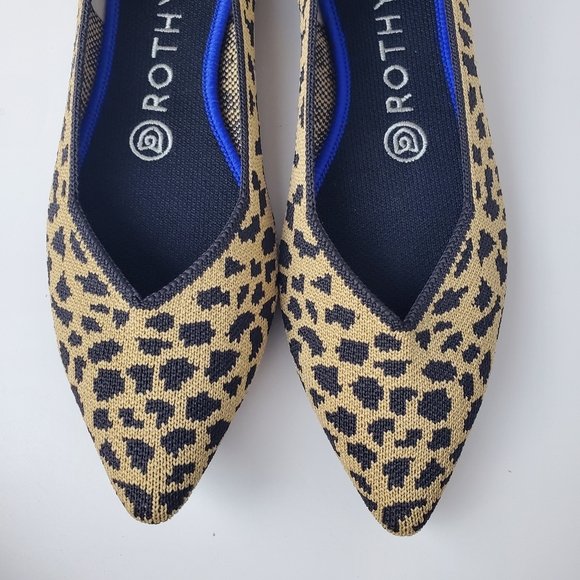 Rothy's The Point Slip On Flats Desert Cat Size 7 - Picture 3 of 16